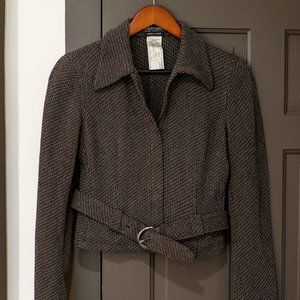 Giorgio Armani Wool Moto Jacket